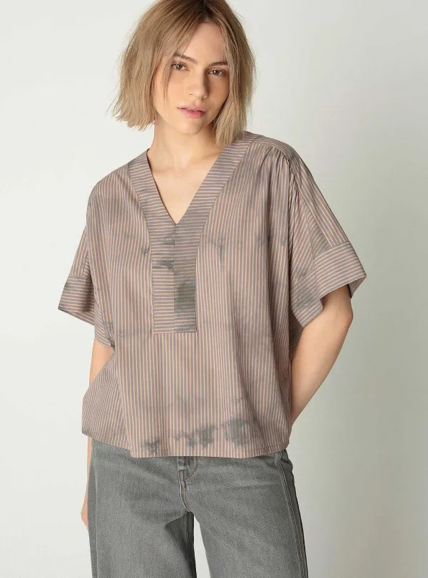 Sale Blouse Brume Femme Hauts