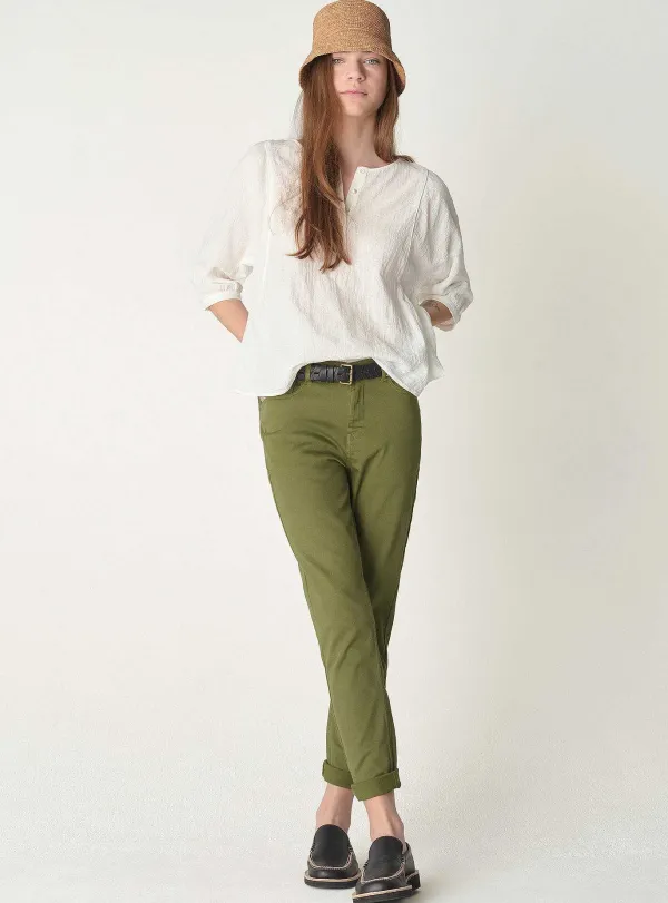 Cheap Blouse Sil Ne Femme Hauts