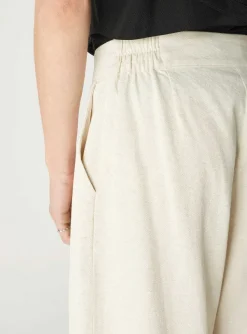 Outlet Pantalon Vanille Femme Bas