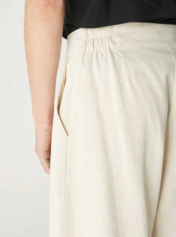 Outlet Pantalon Vanille Femme Bas