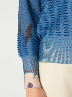 New Pull Fleur Femme Maille