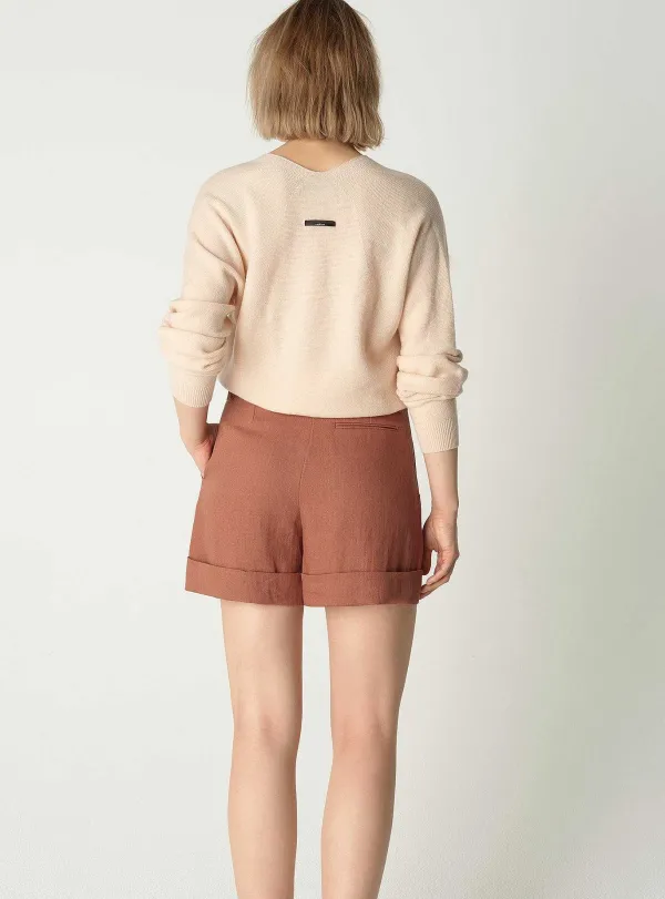 Cheap Short Havane Femme Bas