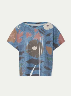 Cheap T-Shirt Fleur Femme Hauts